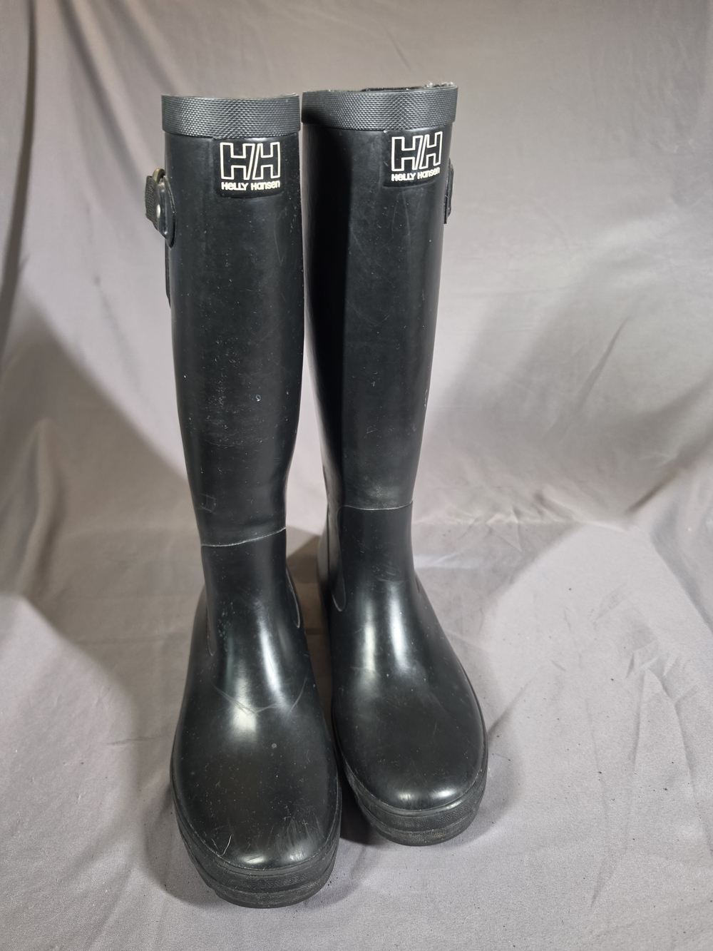 Helly Hansen W Veierland 2 Tall Rain Boots Women’s 9 Black Waterproof Rubber